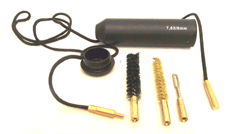 5 Piece Pull Through Bore Snake Rifle Barrel Cleaner Cleaning Kit 7.62/8mm - Woodlands Enterprises Ltd