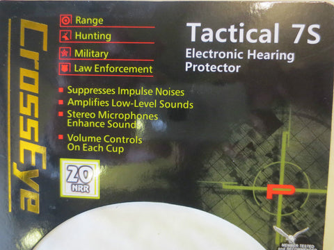 CROSSEYE TAC-7S Electronic Ear Defenders (AAA) - Woodlands Enterprises Ltd
