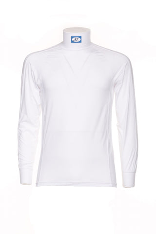 TKO Lycra Long sleeve race shirt - white