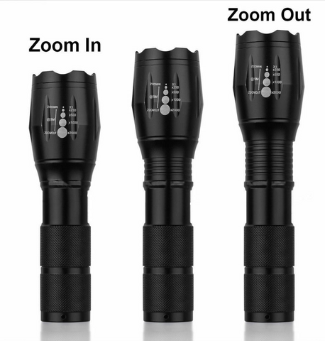 Super Bright 3000Lm CREE XM-L T6 LED Adjustable Focus Flashlight Torch Zoomable