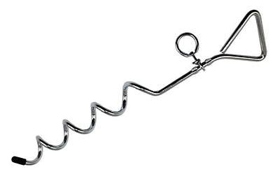 Heavy Duty Spiral Dog Tether Anchor Stake Stainless steel