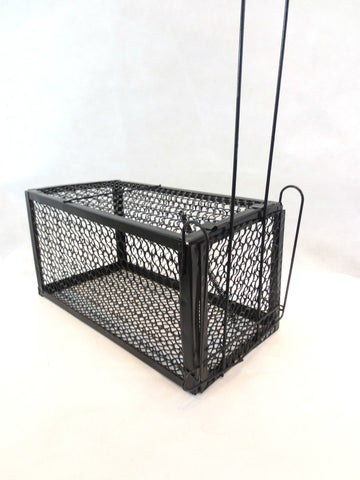 2 x Med Rat / Mouse Live Catch Spring Cage Trap