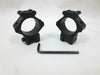 1"Med Tactical Rifle Scope Rings Piccattiny Top on 3/8" 11mm Dovetail Rail mount
